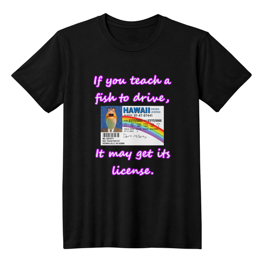 Fish Mc Fishy License T-Shirt